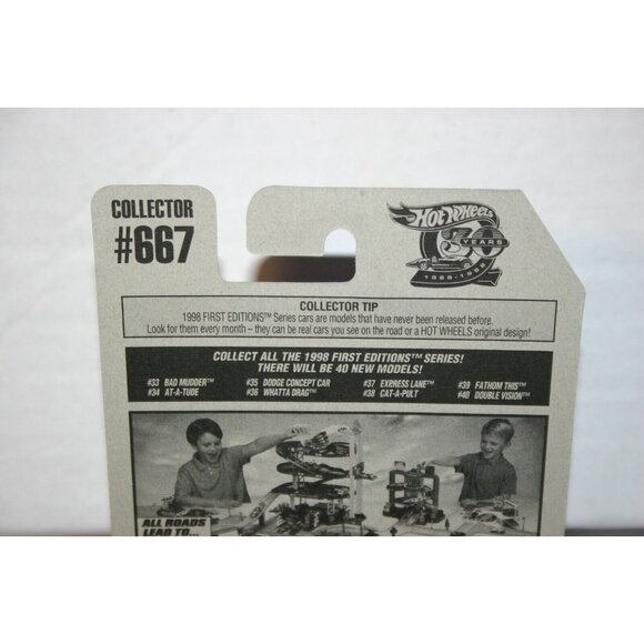 Hot Wheels 1998 First Editions At-A-Tude # 667 blue - Picture 4 of 4